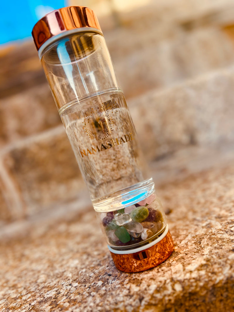 Manifest That Shit! Crystal Water Bottle and Tea Infuser