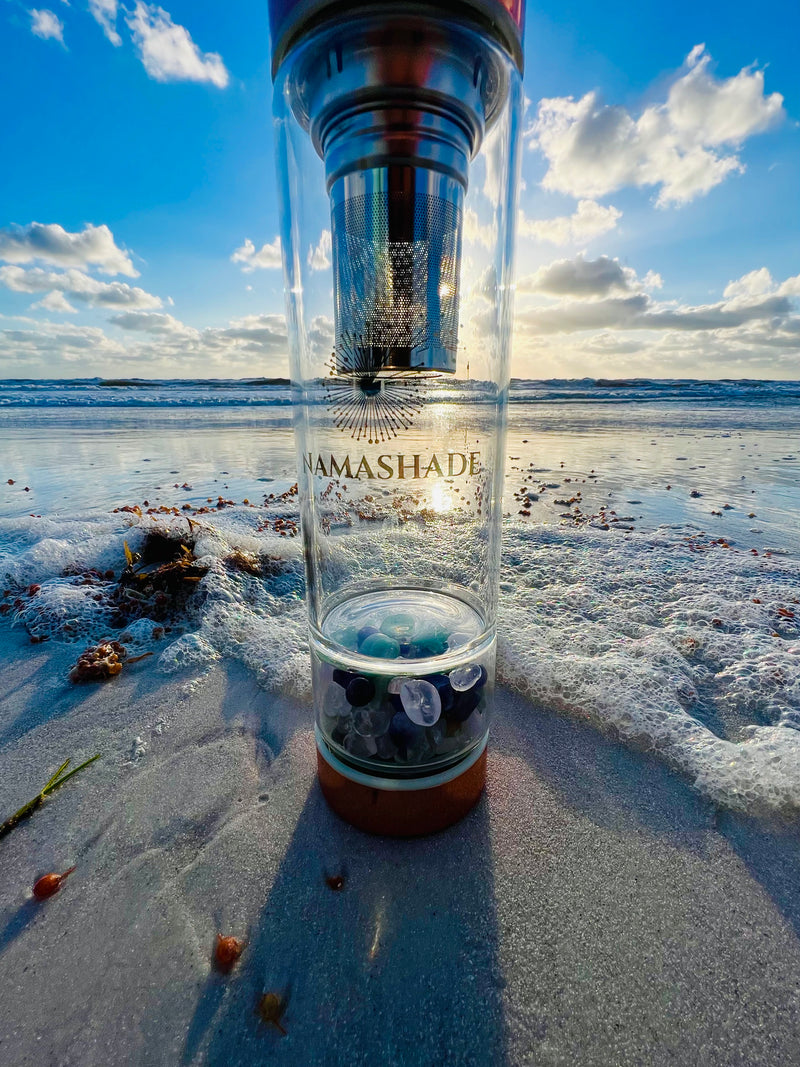 Manifest That Shit! Crystal Water Bottle and Tea Infuser